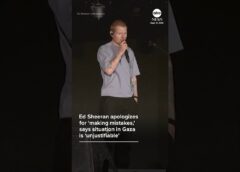 Ed Sheeran apologizes for ‘making mistakes,’ says situation in Gaza is ‘unjustifiable’
