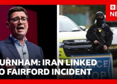 Andy Burnham says RAF Fairford airbase incident was linked to Iran | BBC News