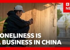 Paid companionship grows as loneliness rises in China | BBC News