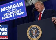 Trump demands ‘paid protester’ be EJECTED from Michigan rally: ‘GET HIM OUT OF HERE’